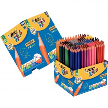 Classpack de 208 crayons de couleur Evolution dont 80 gratuits 509298 BIC