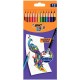 Etui de 12 crayons de couleur Evolution Illusion 987868 BIC