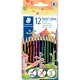 Etui de 12 crayons de couleur Noris colour 185 couleurs assortis 185 C12 STAEDTLER