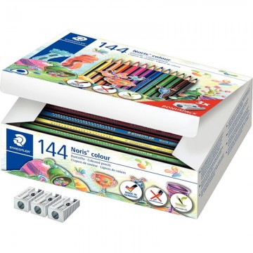 Classpack de 144 crayons de couleur Noris colour triangulaire 187C144 STAEDTLER
