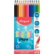 Pochette de 12 crayons de couleur School'Peps 832030 MAPED