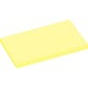 Lot de 12 blocs de 100 feuilles de notes repositionnables 75 x 125 mm jaune pastel 5655-01